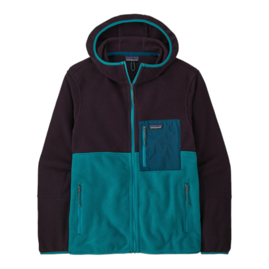 Patagonia microdini fleece hoody 26210 Belay Blue