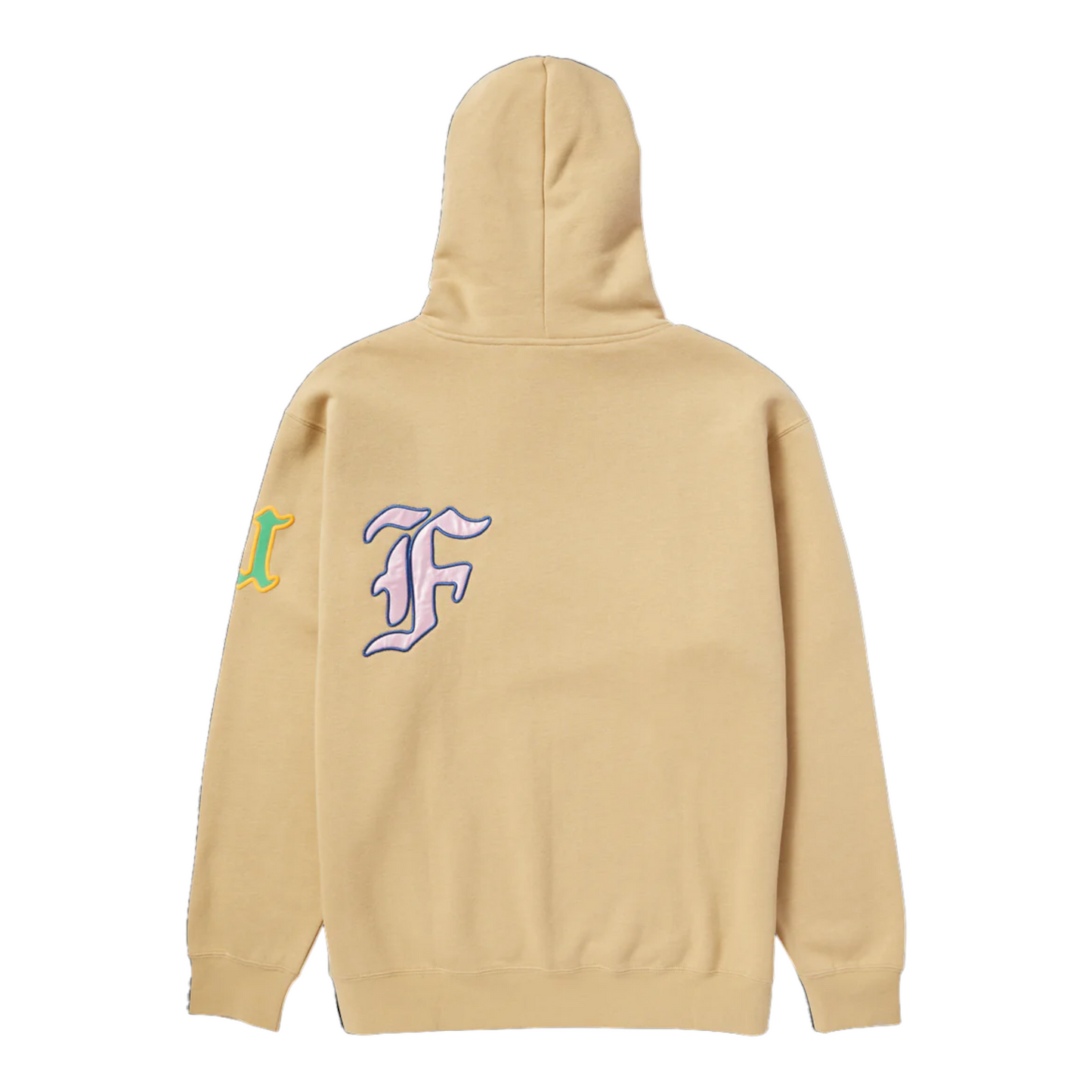 Huf flydie pull over hoodie oatmeal