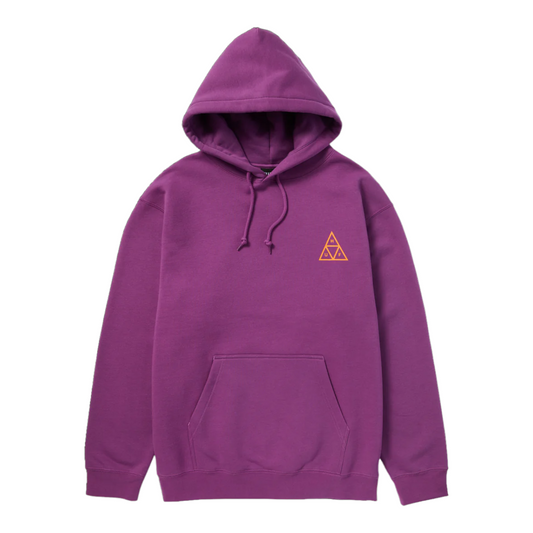 Huf set triple triangle pullover hoodie grape