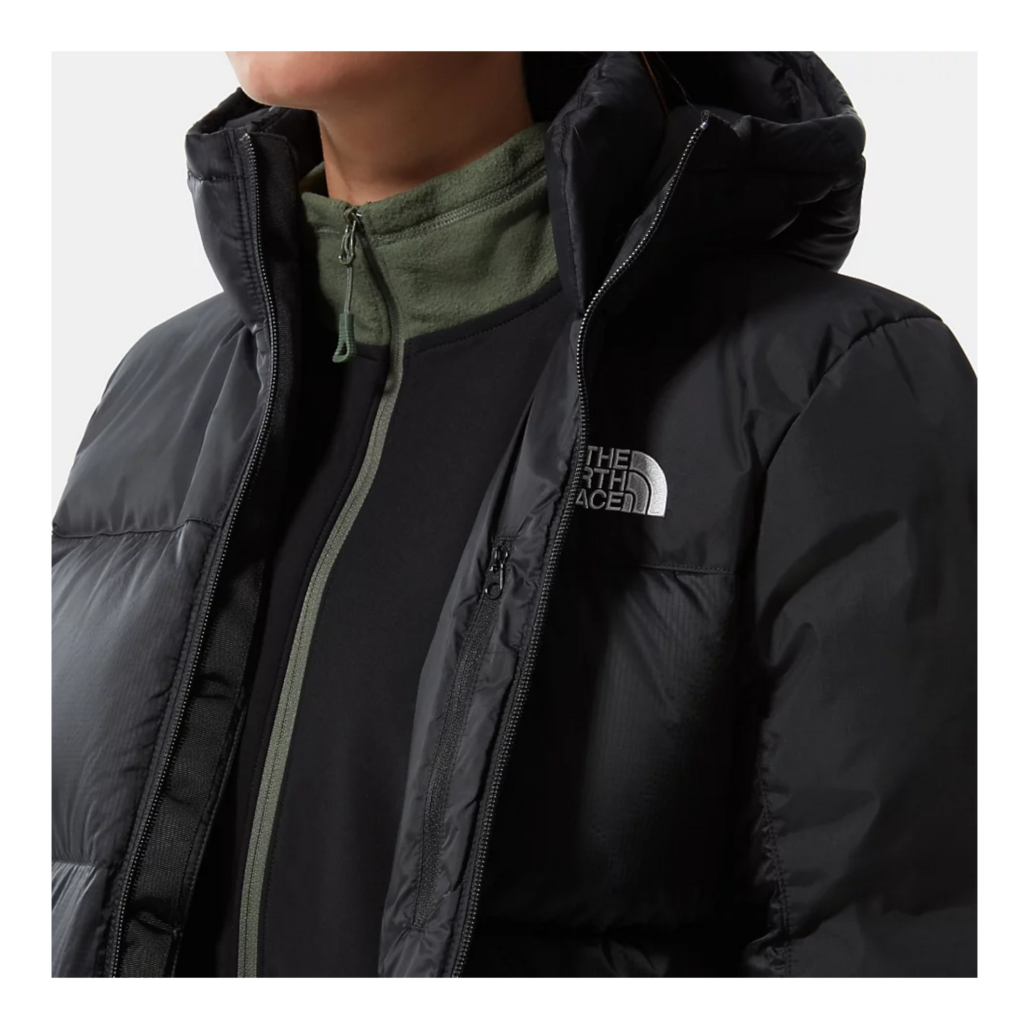 The North Face W diablo down hoodie NF0A55H4KX7 black