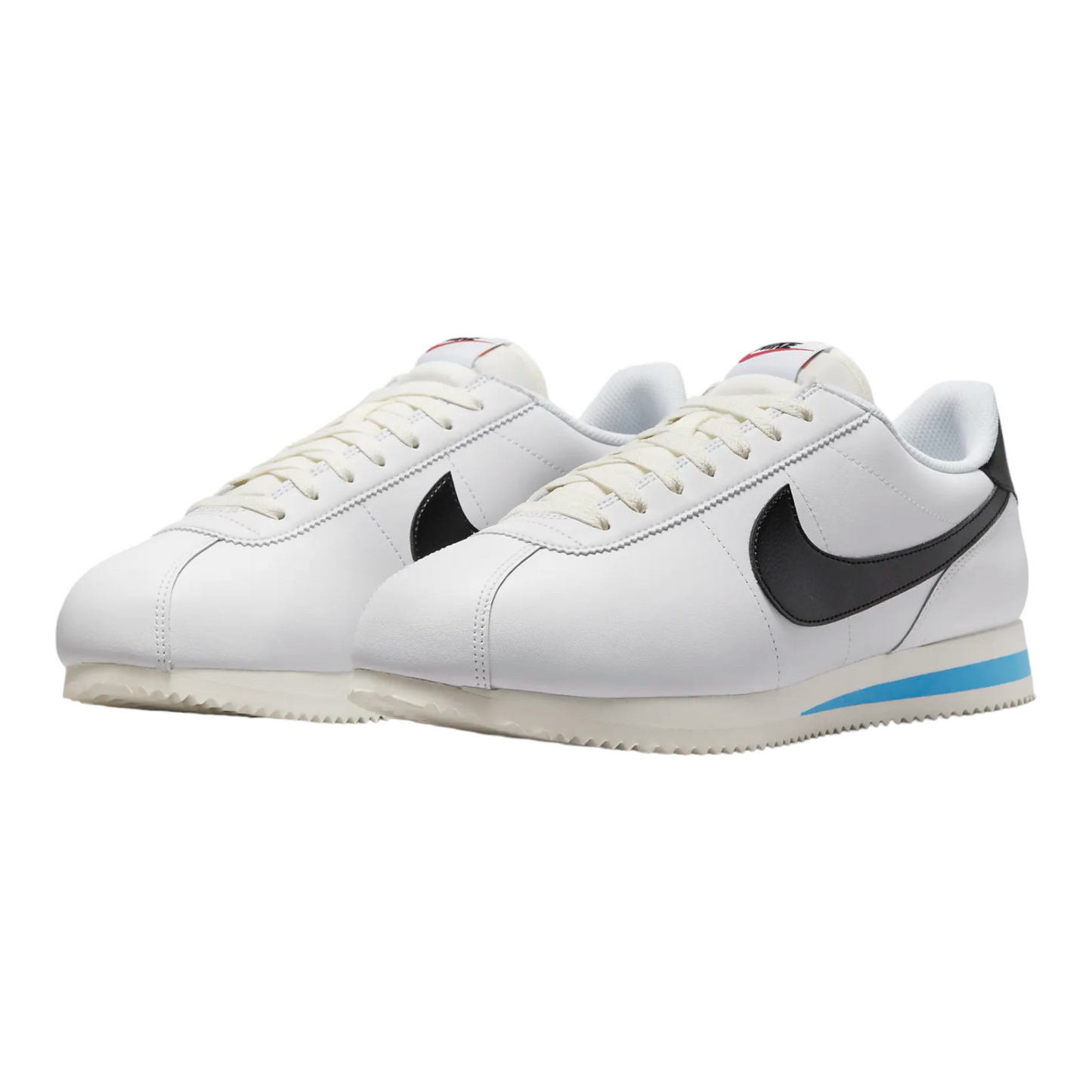 Nike Cortez DM4044-100 Bianco Light Photo Blue Sail Nero